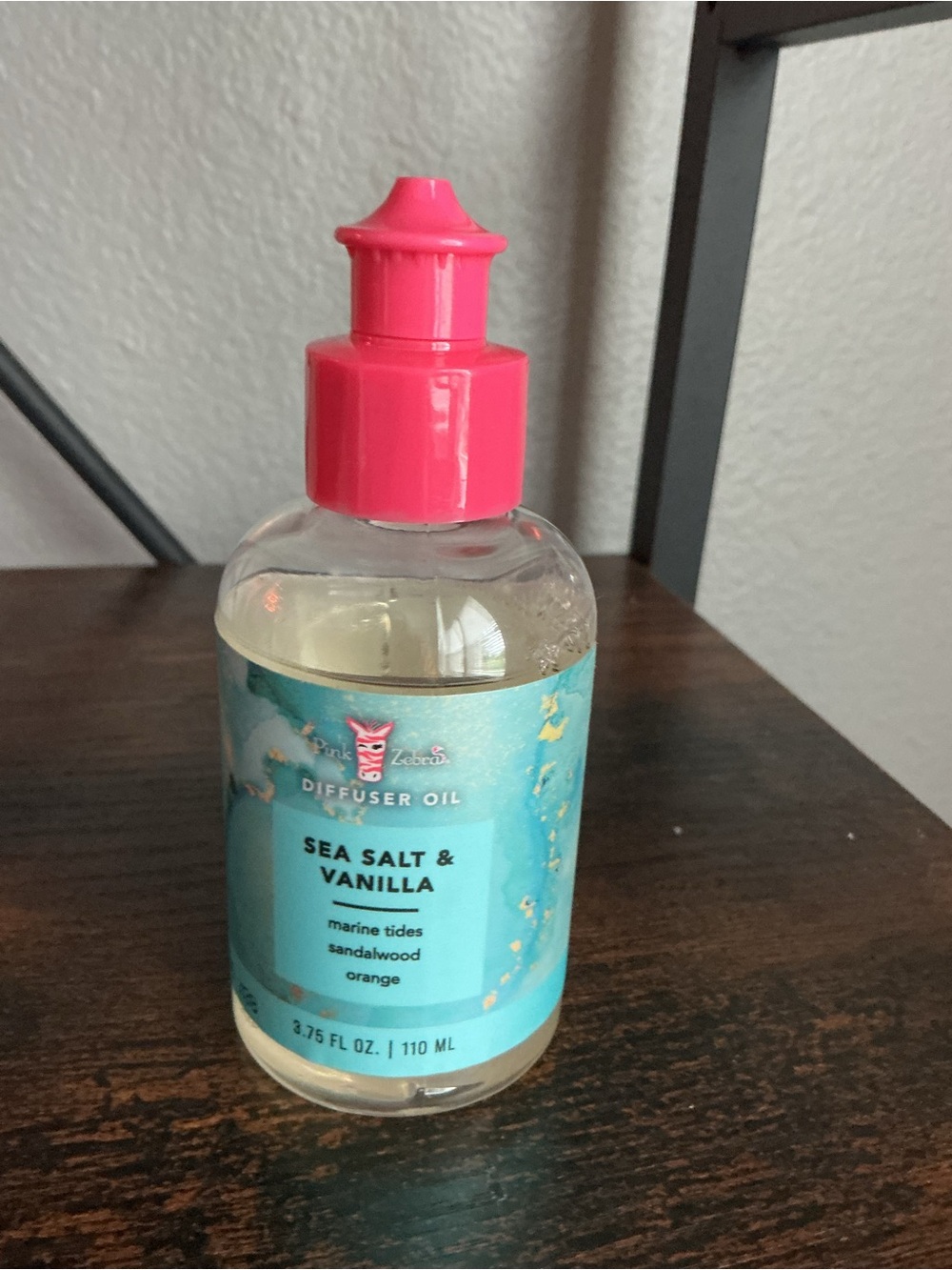 Sea Salt & Vanilla Pink Zebra Diffuser Oil